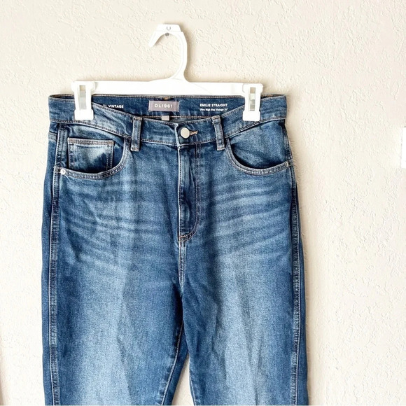 DL1961 Jeans Women's 27 Emilie Ultra High Waist Straight Leg $209 Nordstrom - Picture 3 of 8